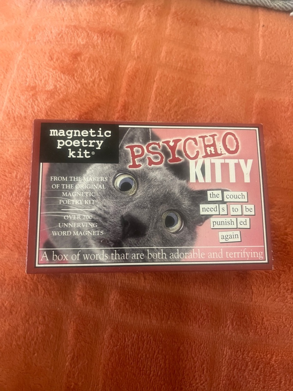 PSYCHO KITTY Magnetic Poetry Kit